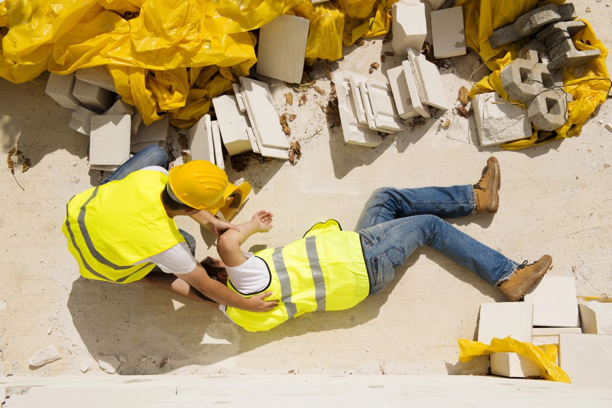 Construction Workers After Fall Needing Workers Compensation Insurance in Charlotte, Matthews, Concord, Gastonia, NC, Fort Mill, SC